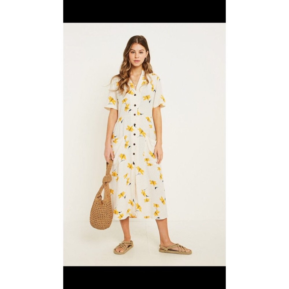 Button Down Midi Dress
